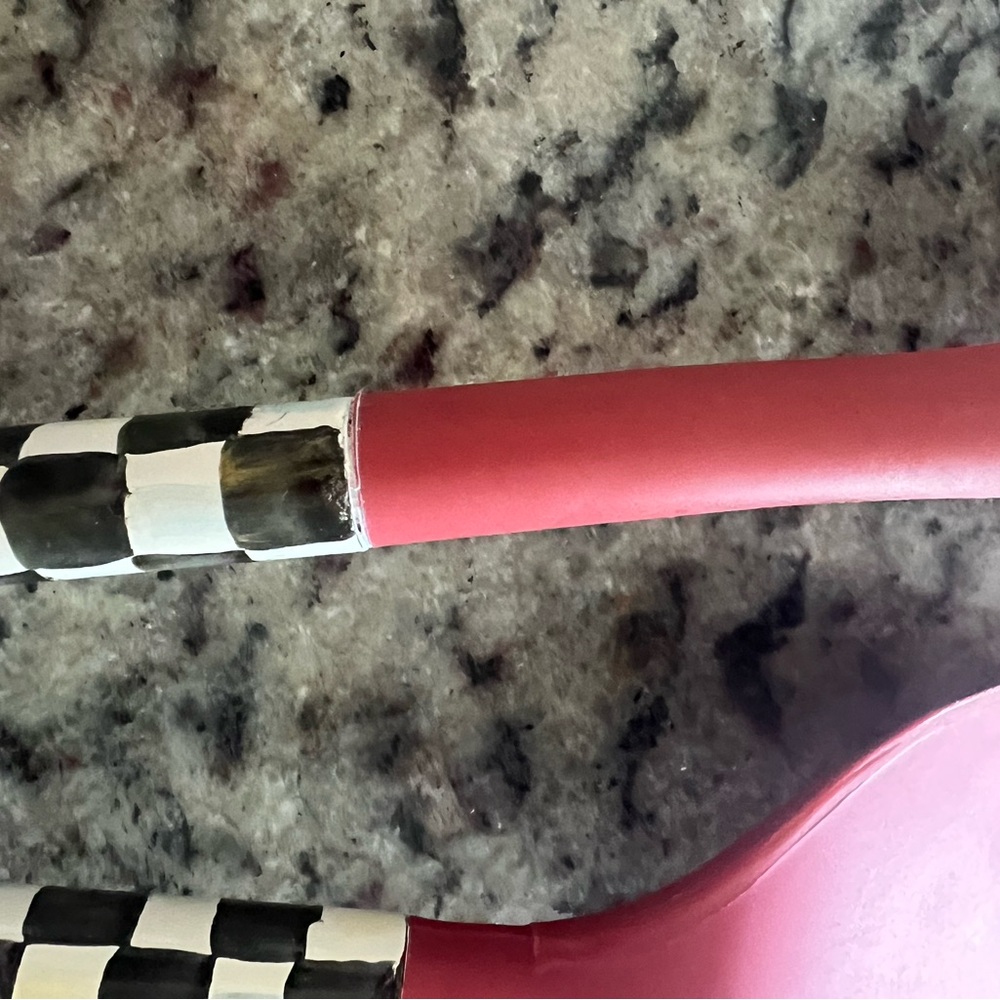 Mackenzie-Childs Utensils Set of 3. Fair used condition. One w/ chip. RETIRED! - Picture 9 of 14
